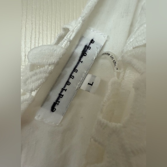 Endless Rose White Lace Midi Tiered Dress Size Large L NWOT Revolve - Picture 9 of 9